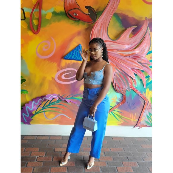 Business Per Usual Belted Pants - Picture 6 of 6